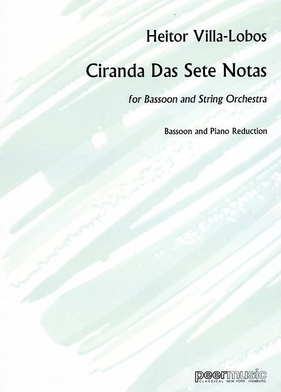 H. Villa-Lobos: Ciranda das Sete Notas<br>fr Fagott + Streichorchester - KA