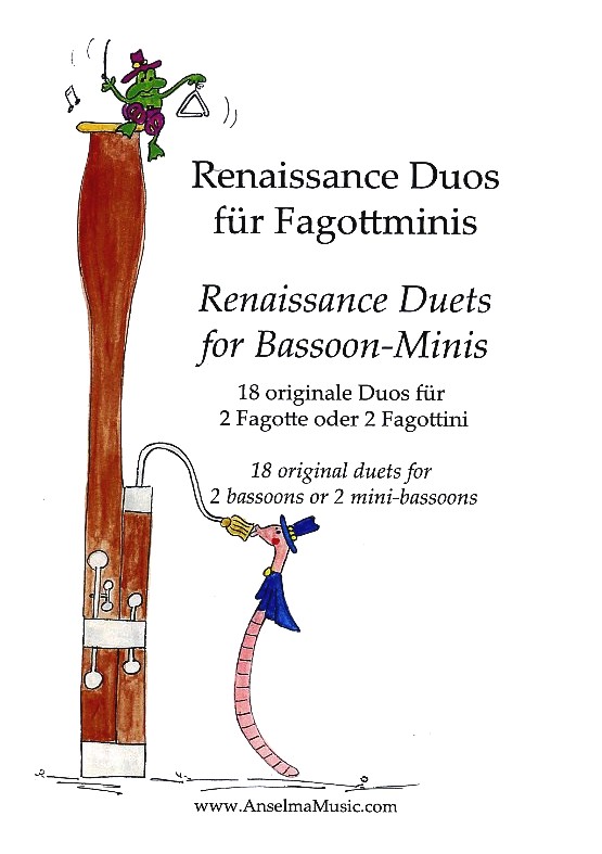 A. Veit: Renaissance Duets<br>18 orig. Duos fr Fagott + Fagottino(G)