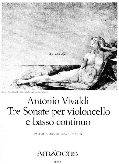 A. Vivaldi: 3 Sonaten fr Cello (Fagott)<br>+ BC - No, 7-9