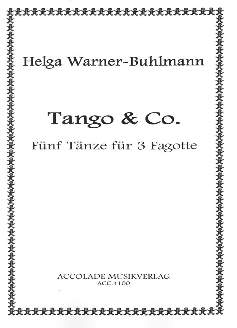 H. Warner-Buhlmann(*1961): Tango + Co.<br>Fnf Tnze fr 3 Fagotte