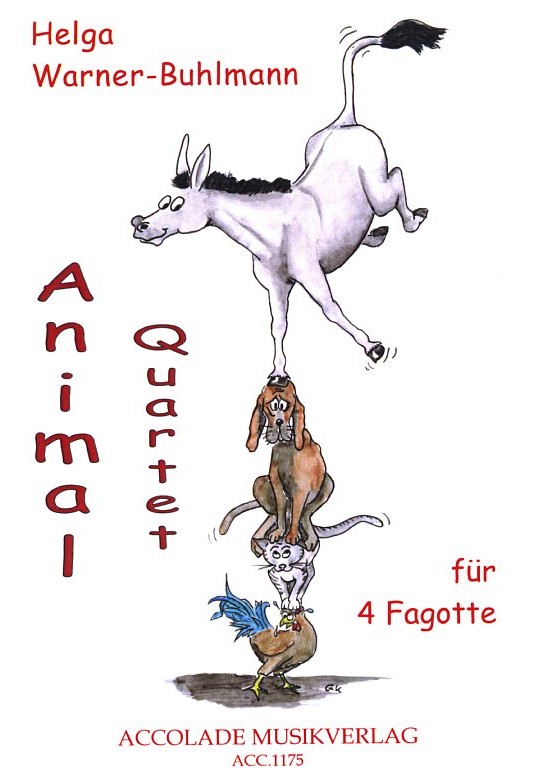 H. Warner-Buhlmann(*1961): &acute;Animal<br>Quartet&acute; - fr 4 Fagotte