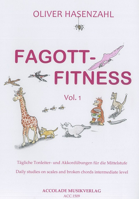 O. Hasenzahl: Fagott-Fitness Vol.1<br>Tonleiter- und Akkordbungen Mittelstufe