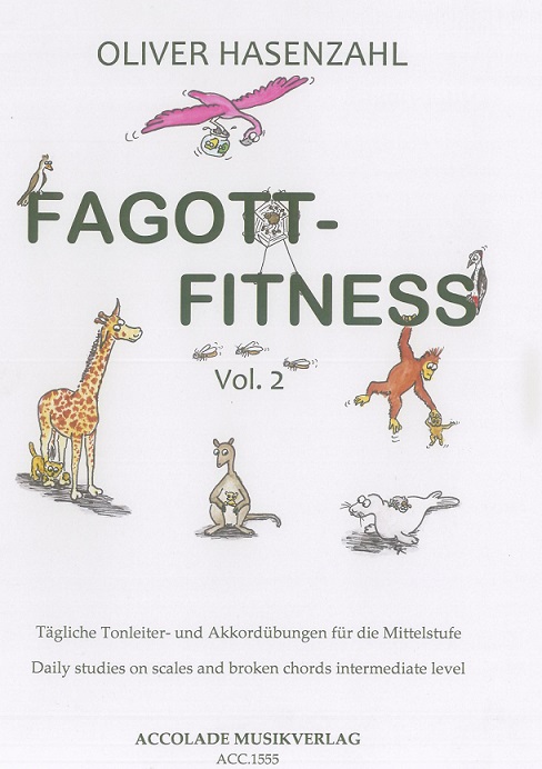 O. Hasenzahl: Fagott-Fitness Vol.2<br>Tonleiter- und Akkordbungen Mittelstufe