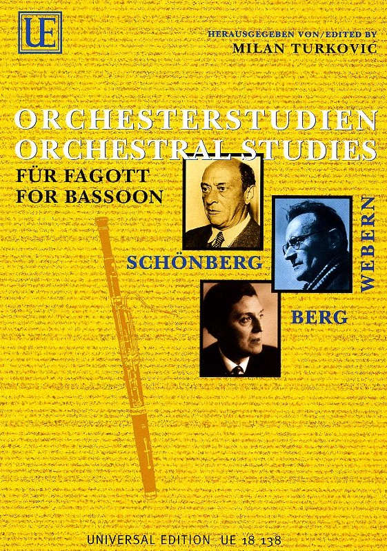 M. Turkovic: Orchesterstudien fr Fagott<br>Schnberg, Berg, Webern,
