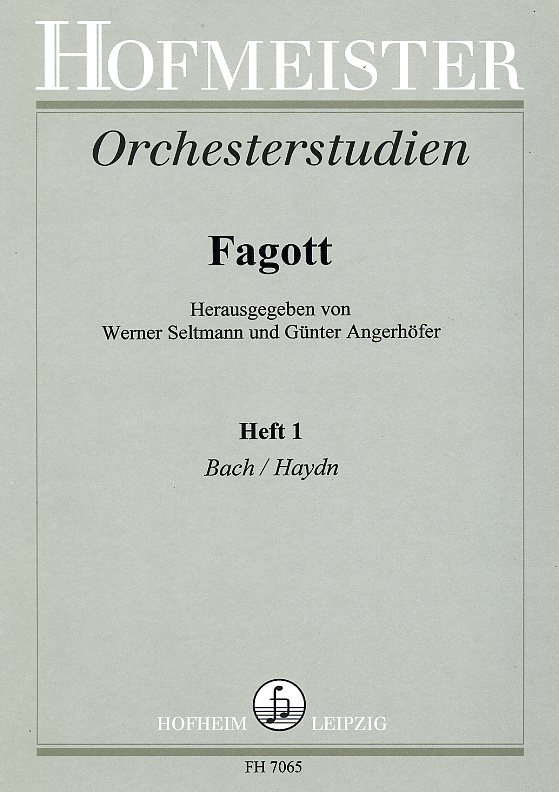 Orchesterstudien fr Fagott<br>Bach/Haydn - W. Seltmann (1)