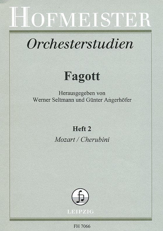 Orchesterstudien fr Fagott<br>Mozart/Cherubini - W. Seltmann (2)