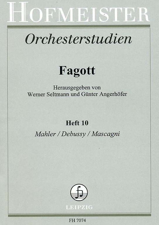 Orchesterstudien fr Fagott -<br>Mahler/Debussy/Mascagni (10)