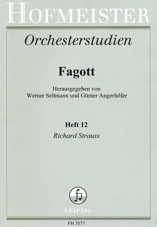 Orchesterstudien fr Fagott -<br>Richard Strau - Opern (12)