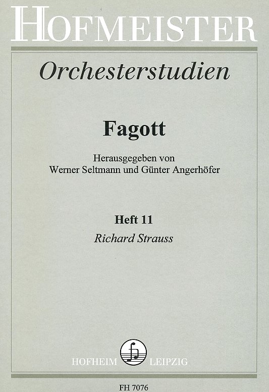 Orchesterstudien fr Fagott -<br>R. Strauss - W. Seltmann (11)