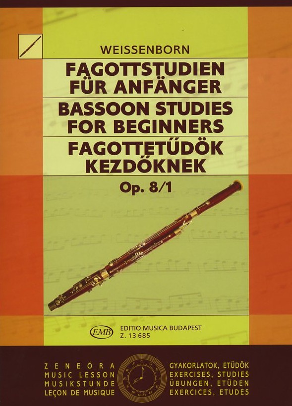 Weissenborn  Fagottstudien fr Anfnger<br>Op. 8/1 - EMB