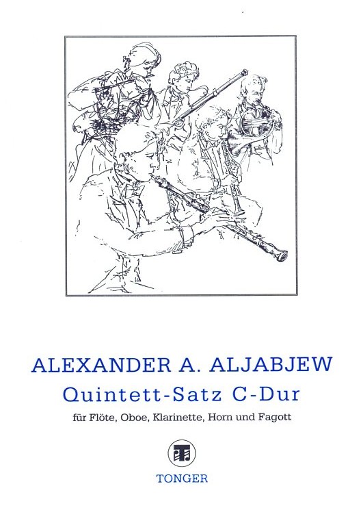 A.A. Aljabjew(1787-1851): Quintettsatz<br>C-Dur fr Holzblserquintett - St. + P.