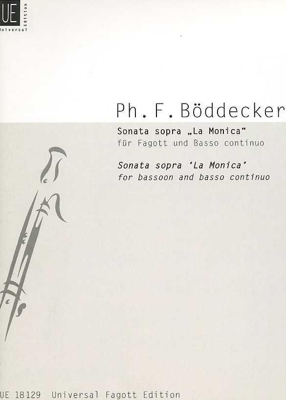 Ph.F. Bddecker: Sonata sopra<br>&acute;La Monica&acute; fr Fagott + BC