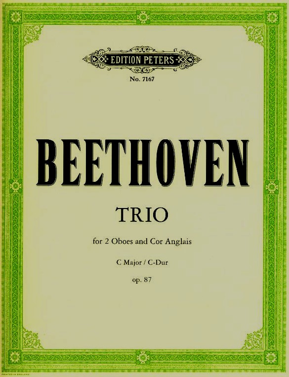 Beethoven: Trio op. 87 fr 2 Oboen<br>und Engl. Horn / Peters