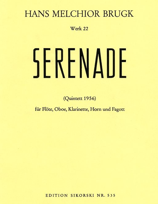 H.M. Brugk: Serenade (1956)fr<br>Holzblserquintett