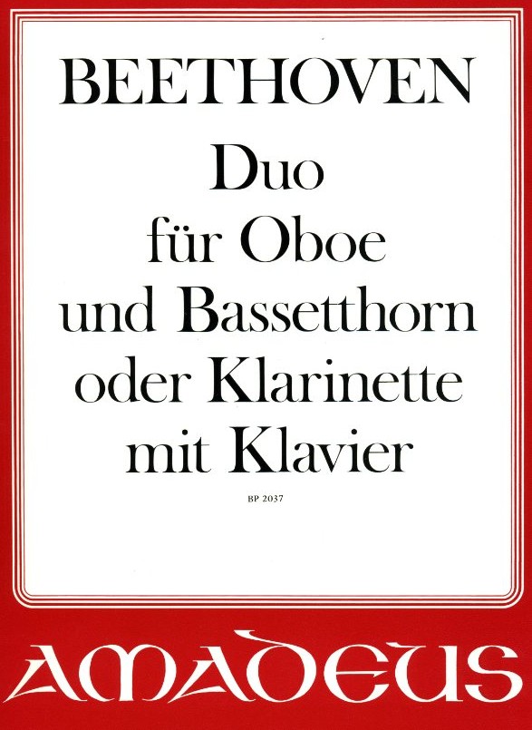 Beethoven: Duo fr Oboe, Bassetthorn<br>+ Klavier op. 43/14