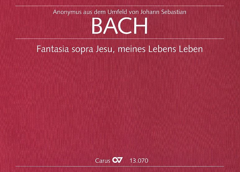 Anonymus(J.S.Bach): Fantasia sopra<br>fr Oboe, Violine + Orgel