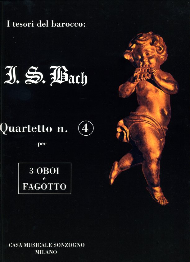 J.S. Bach: Quartett no.4 /aus &acute;Opera Omn<br>gesetzt fr 3 Oboen + Fagott