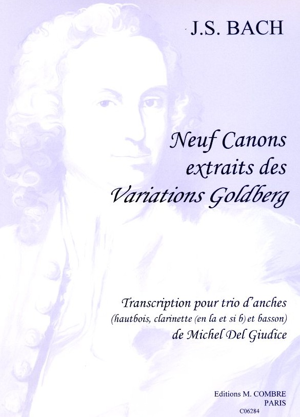 J.S.Bach: 9 Kanon aus den &acute;Goldberg<br>Variationen&acute; - ges. fr Trio d&acute; anches