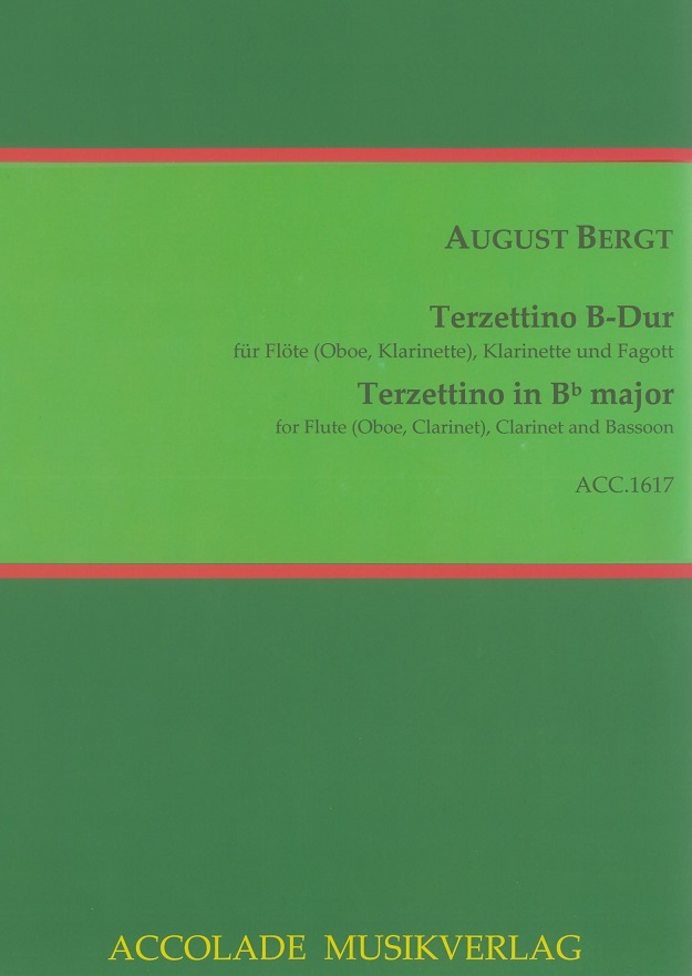 A. Bergt: Terzetto B-Dur fr<br>Oboe (Fl/Klar), Klarinette + Fagott