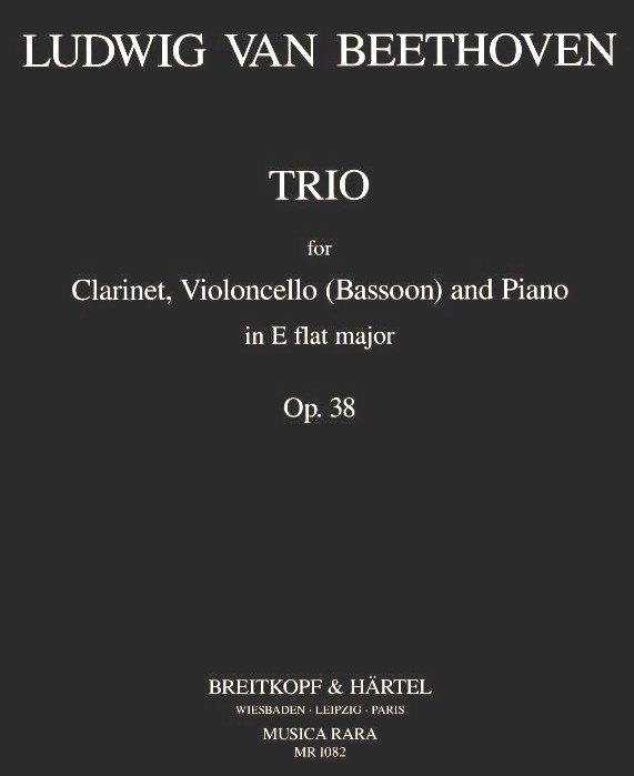 Beethoven: Trio op. 38 fr Klarinette,<br>Fagott + Klavier / Breitkopf