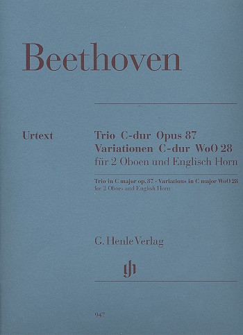 Beethoven: 2 Trios /op. 87 + Vartiatione<br>ber Reich mir ... / 2 Oboen + Engl. Hor