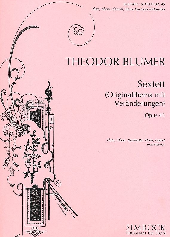 Th. Blumer(1881-1964): Sextett - Thema +<br>Vernderungen-Holzbl.quintett + Klavier