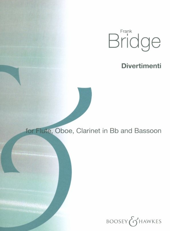 F. Bridge: Divertimenti - Flte, Oboe,<br>Klarinette + Fagott - Stimmen+Partitur