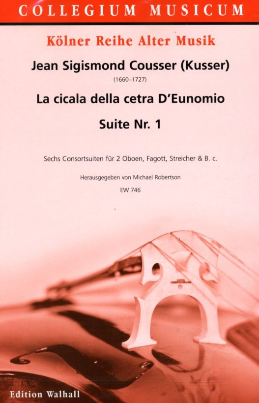 J.S. Cousser: La cicala della .. Suite 1<br>fr 2 Oboen, Fagott, Streicher + BC