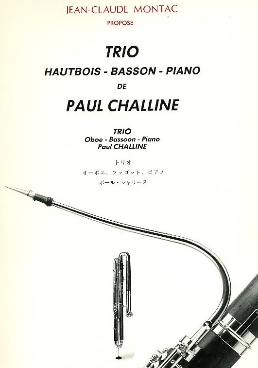 P. Challine: Trio fr Oboe, Fagott<br>+ Klavier