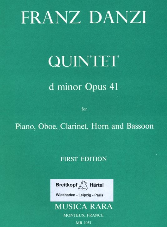 F. Danzi: Quintett d-moll op. 41<br>fr Trio d nche, Horn + Klavier