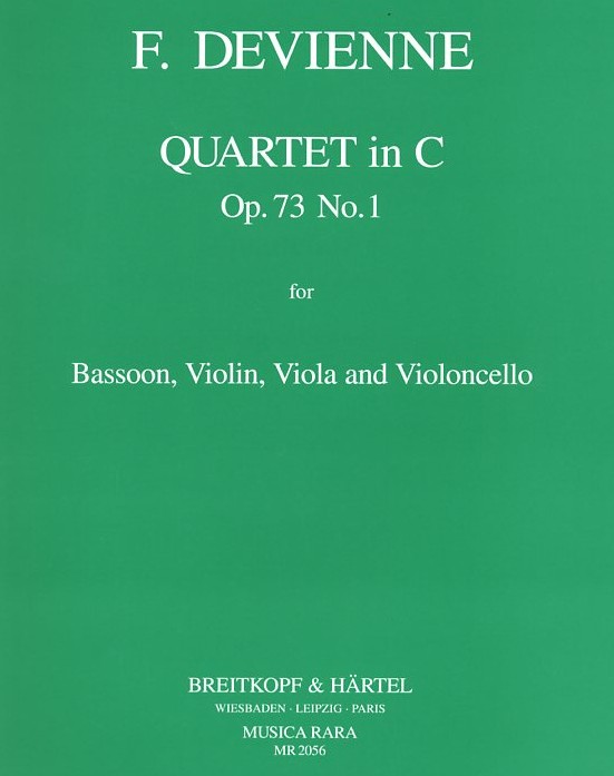 F. Devienne: Quartett op. 73/1 C-Dur<br>fr Fagott + Streichtrio