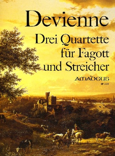 F. Devienne: 3 Quartette op. 73/1-3<br>fr Fagott + Streichtrio