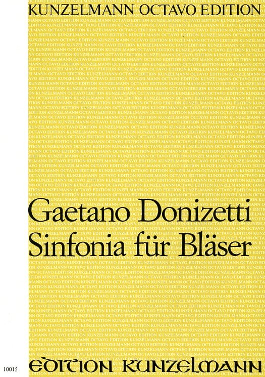 G. Donizetti: Sinfonia fr Flte +<br>Blseroktett - Partitur
