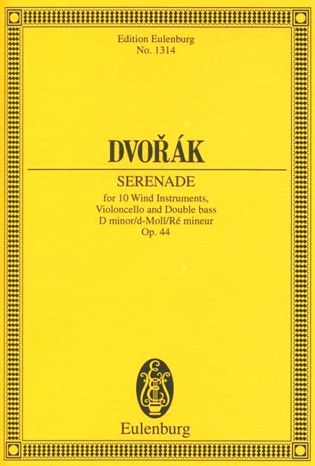 A. Dvorak: Serenade d-moll op. 44 fr<br>Blser + Streicher - Partitur