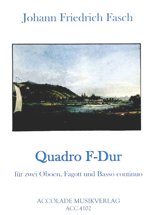J. Fasch: Quadro F-Dur WV N:F2<br>fr 2 Oboen, Fagott + BC