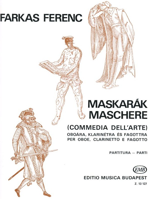 F. Farkas: &acute;Maschere&acute;<br>fr Oboe, Klarinette + Fagott