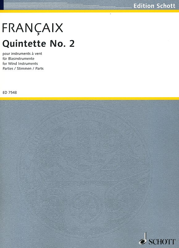 J. Francaix: Quintett No. 2 (1987)<br>fr Holzblser - Stimmen