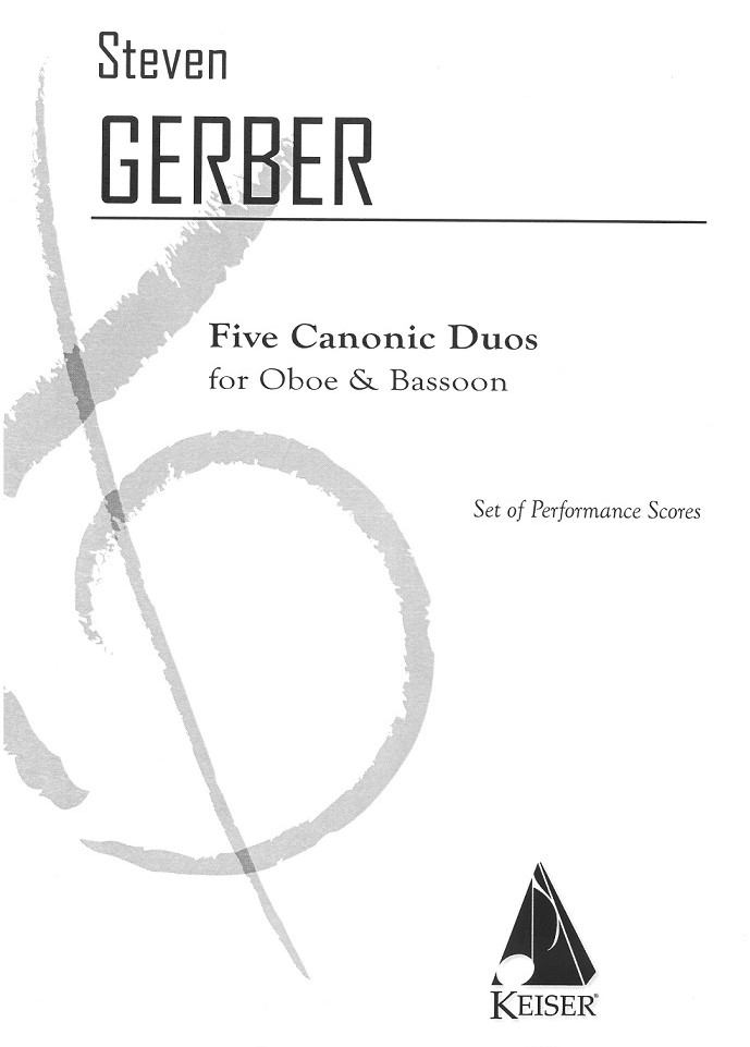 S. Gerber(1948-2015): Five Canonic<br>Duos - Oboe + Fagott