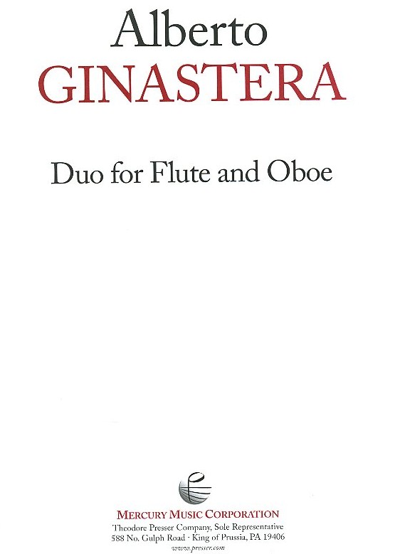 A. Ginastera: Duett fr Flte + Oboe<br>