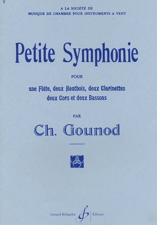 Ch. Gounod: &acute;Petit Symphonie&acute;  fr<br>Flte + Holzblseroktett / Partitur