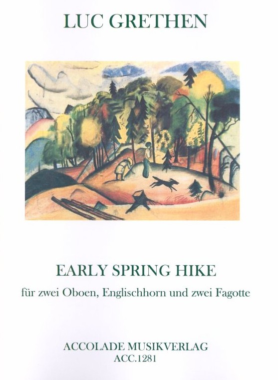 L. Grethen(*1964): Early Spring Hike<br>fr 2 Oboen, Engl. Horn + 2 Fagotte