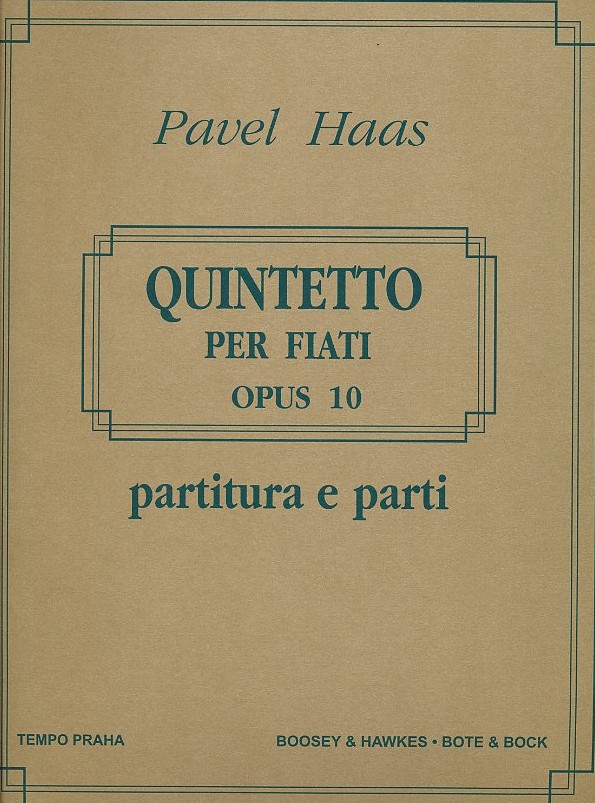 P. Haas: Quintett op. 10 fr Holzblser<br>Stimmen + Partitur