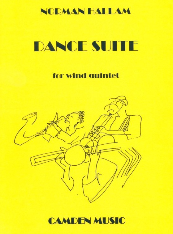 N. Hallam: &acute;Dance Suite&acute; fr Holzblser-<br>quintett - Stimmen + Partitur
