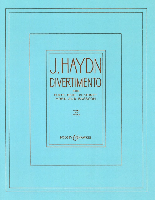 J. Haydn: Divertimento No. 1 B-Dur<br>fr Holzblasquintett / Boosey&Hawkes