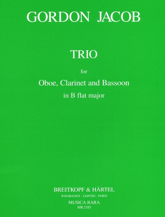 G. Jacob: Trio fr Oboe, Klarinette +<br>Fagott