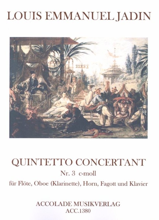 L. Jadin(1768-1853) Drittes Quintett<br>c-moll - Flte, Oboe, Horn, Fagott+Klav.