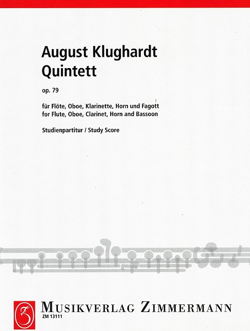 A. Klughardt: Quintett f. Holzblser<br>op. 79 - Partitur