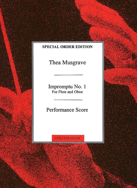 T. Musgrave: Impromptu No. 1 fr<br>Querflte + Oboe