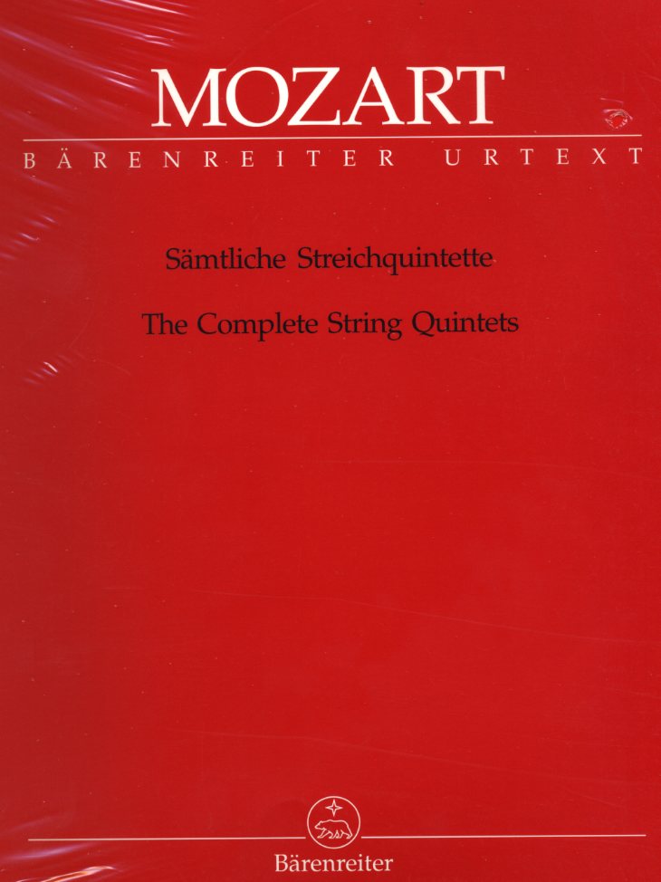 W.A. Mozart: Quintett KV 406 c-moll<br>fr Streicher (1. Viol./Oboe) -Stimmen