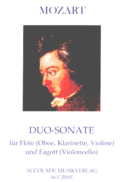 W.A. Mozart: Duo Sonate KV 292 fr<br>Flte (Oboe/Klarinette) +Fagott / Accola